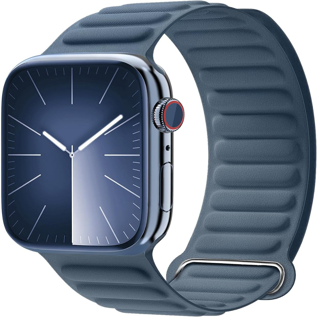 Magnetic Link Band Compatible with Apple Watch Band 49Mm 45Mm 44Mm 41Mm 40Mm 42Mm 38Mm Iwatch Bands for Women Men, Finewoven Loop Magnet Strap for Iwatch Series 9 8 7 6 5 4 3 2 1 SE 2Nd Ultra