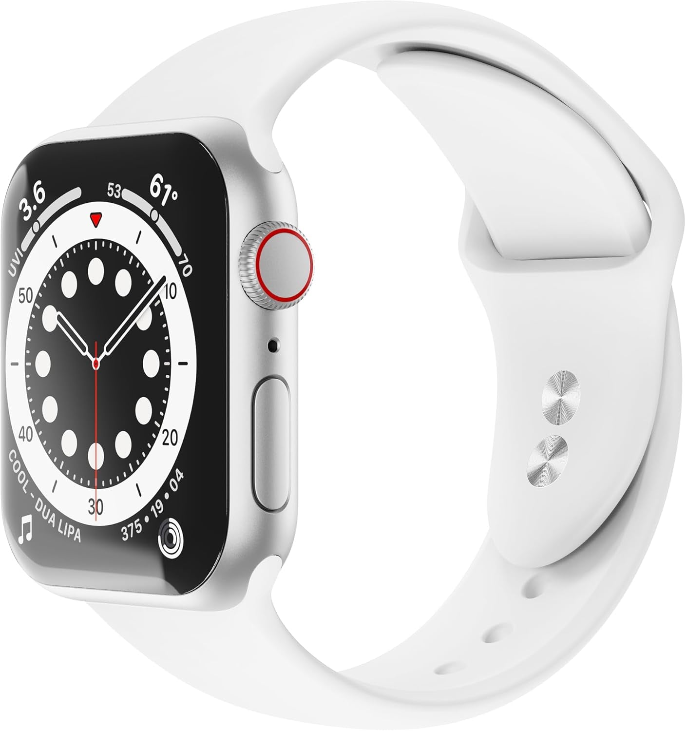 Silicone Apple Watch Band, Compatible with Apple Watch 38Mm, 40Mm, 41Mm, 42Mm, 44Mm, 45Mm, 49Mm, for Men with Large Wrists, Lavender