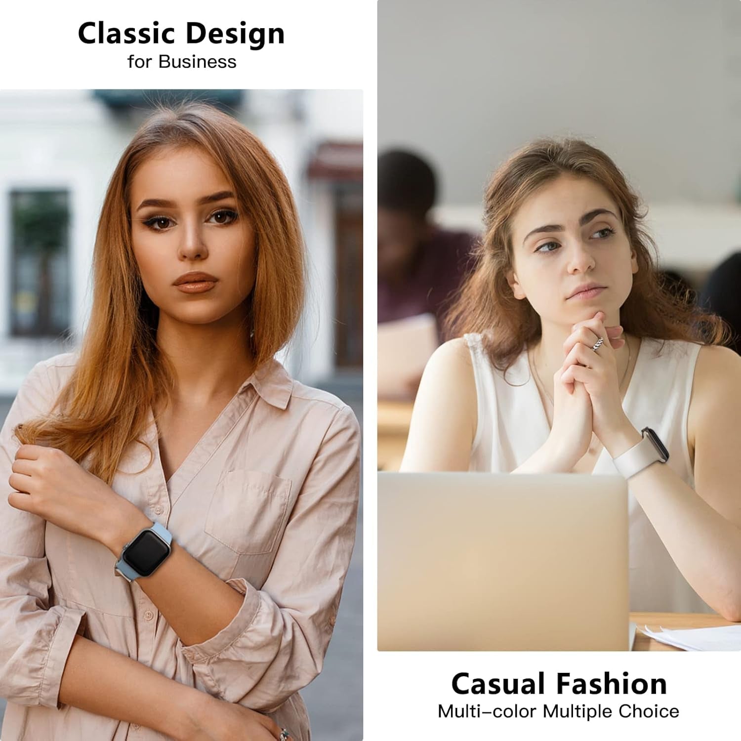 Straplab 6 Pack Sports Bands for Apple Watch (38-49mm)