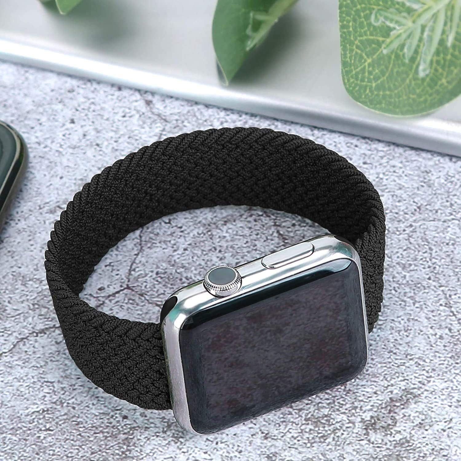 Straplab Lace Braided Solo Loop - Stretchy Nylon Sports Band