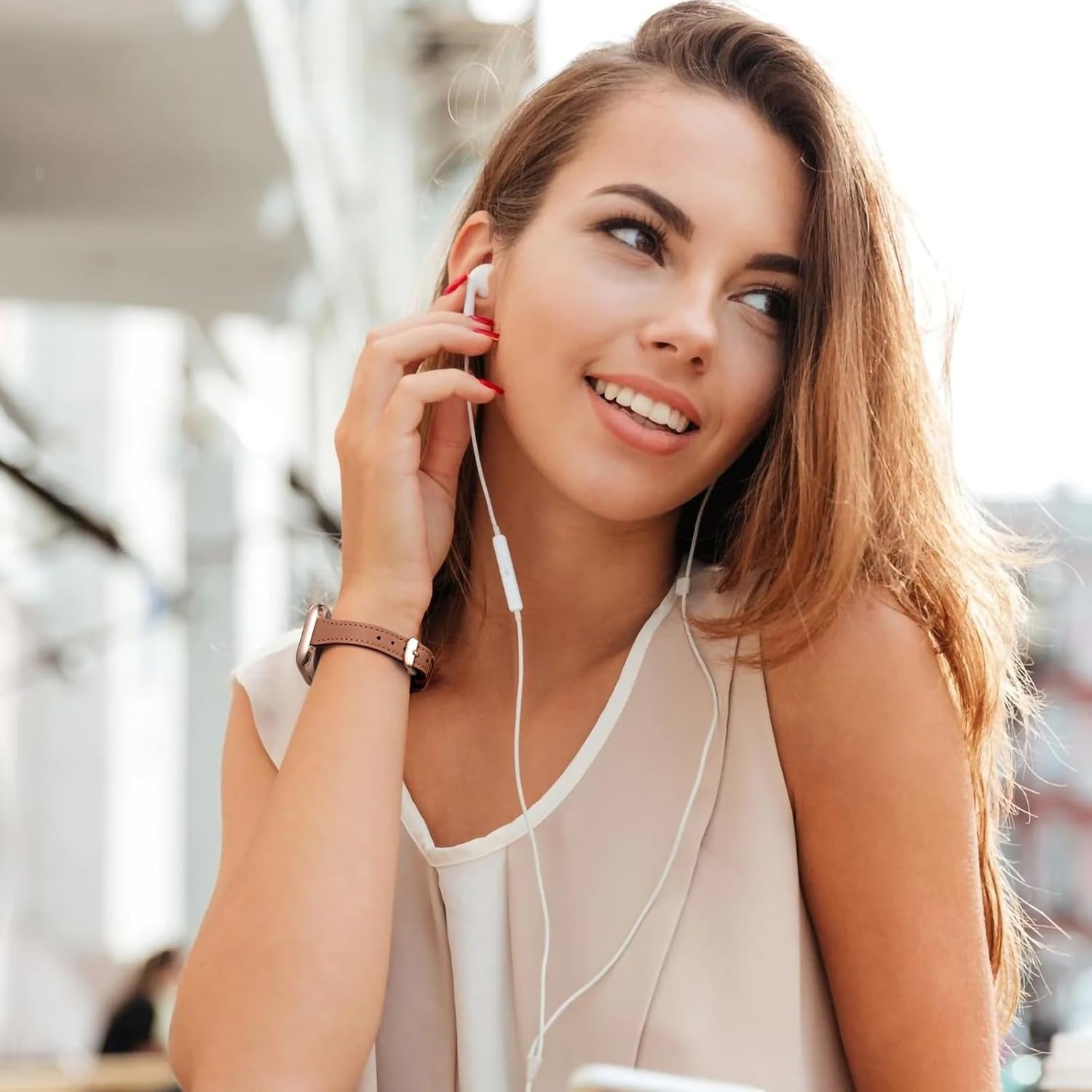 Slim Genuine Leather Straplab Apple Watch Strap