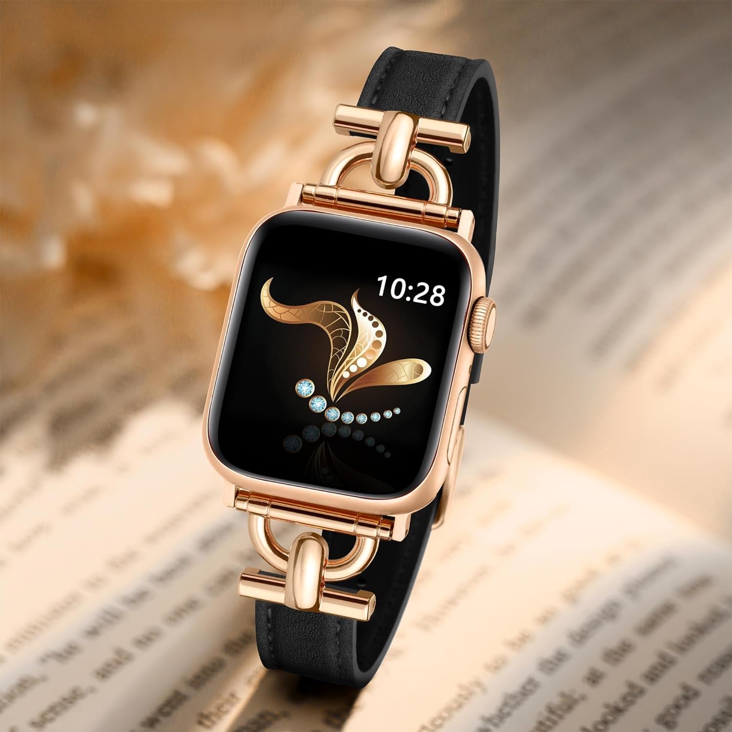 Straplab Bandelle Luxury Leather Apple Watch Strap